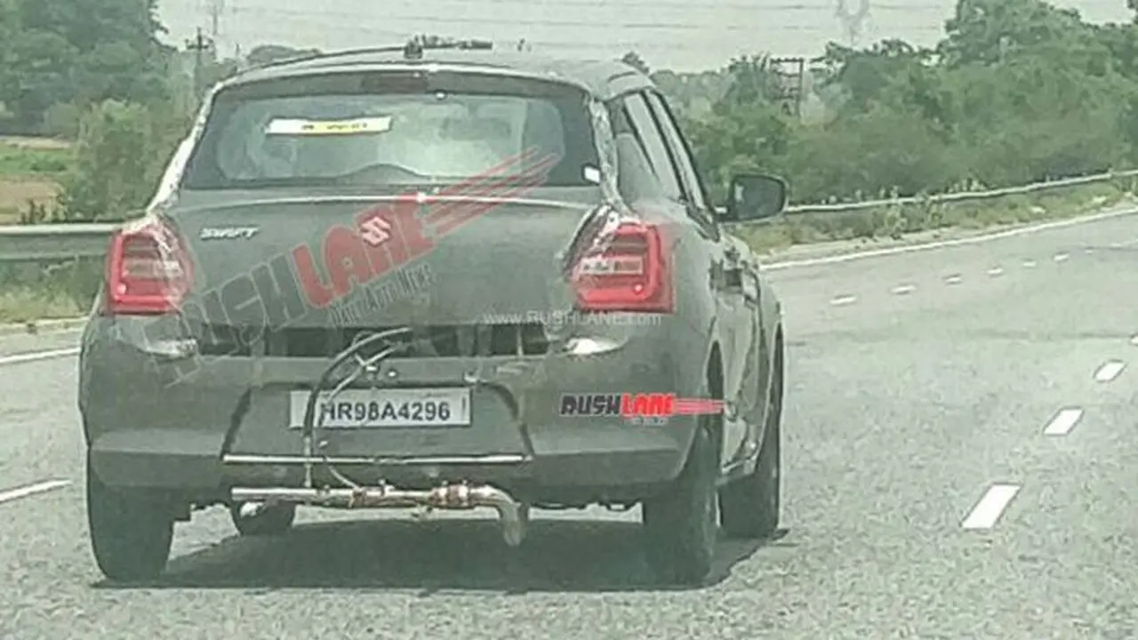 Suzuki Swift CNG Tertangkap Kamera saat Diuji Coba (Rushlane)