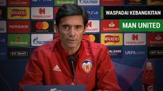 Berita video Marcelino akan tetap akui kehebatan Manchester United.