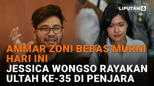 Ammar Zoni Bebas Murni Hari Ini, Jessica Wongso Rayakan Ultah ke-35 di Penjara
