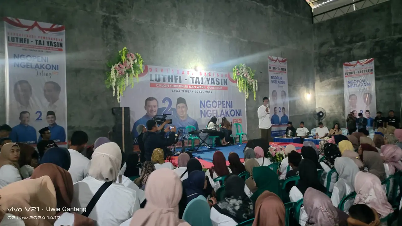 Konsolidasi dan pembekalan akbar di Gelora Olahraga Banjaranyar, Randudongkal, Pemalang, Jawa Tengah.