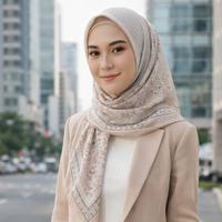 Inspirasi Hijab Motif Favorit Gen Z agar Look Bukber Ramadan Makin Chic