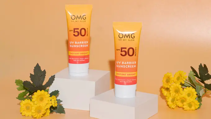 Review OMG Oh My Glow UV Barrier Sunscreen, Seberapa Worth It Produknya untuk Melindungi Kulit?