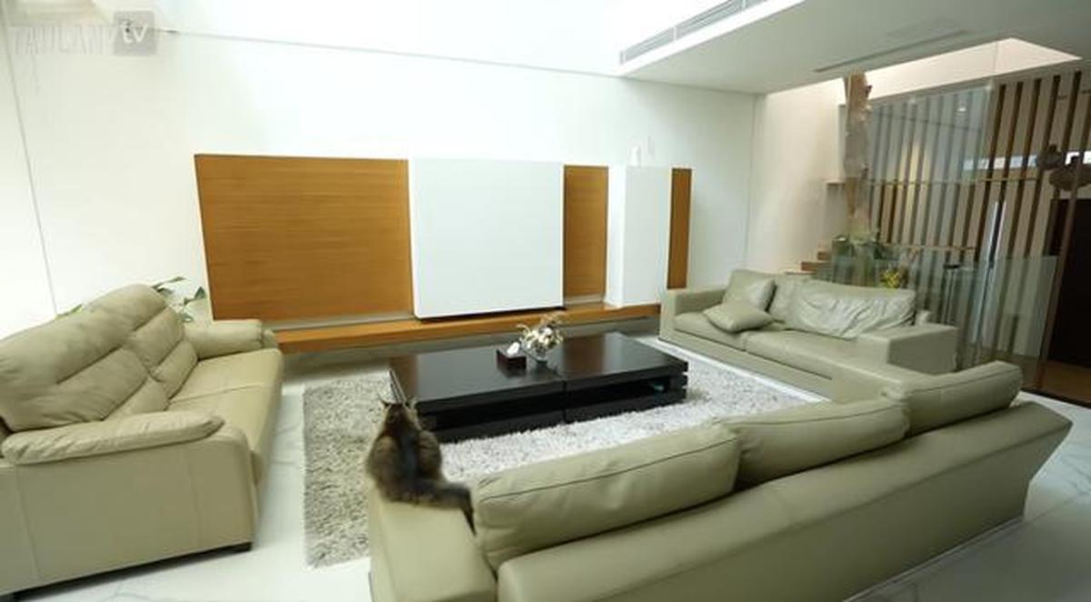 Potret Ruang TV Rumah Raditya Dika dan Anissa Aziza, Desain Modern Minimalis