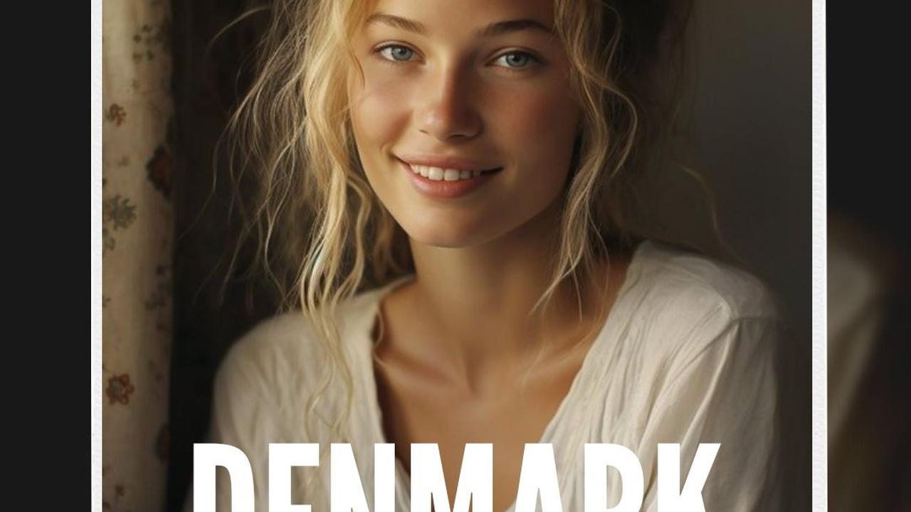 1. Denmark menyukai perempuan dengan fitur wajah tegas dan mata biru.
