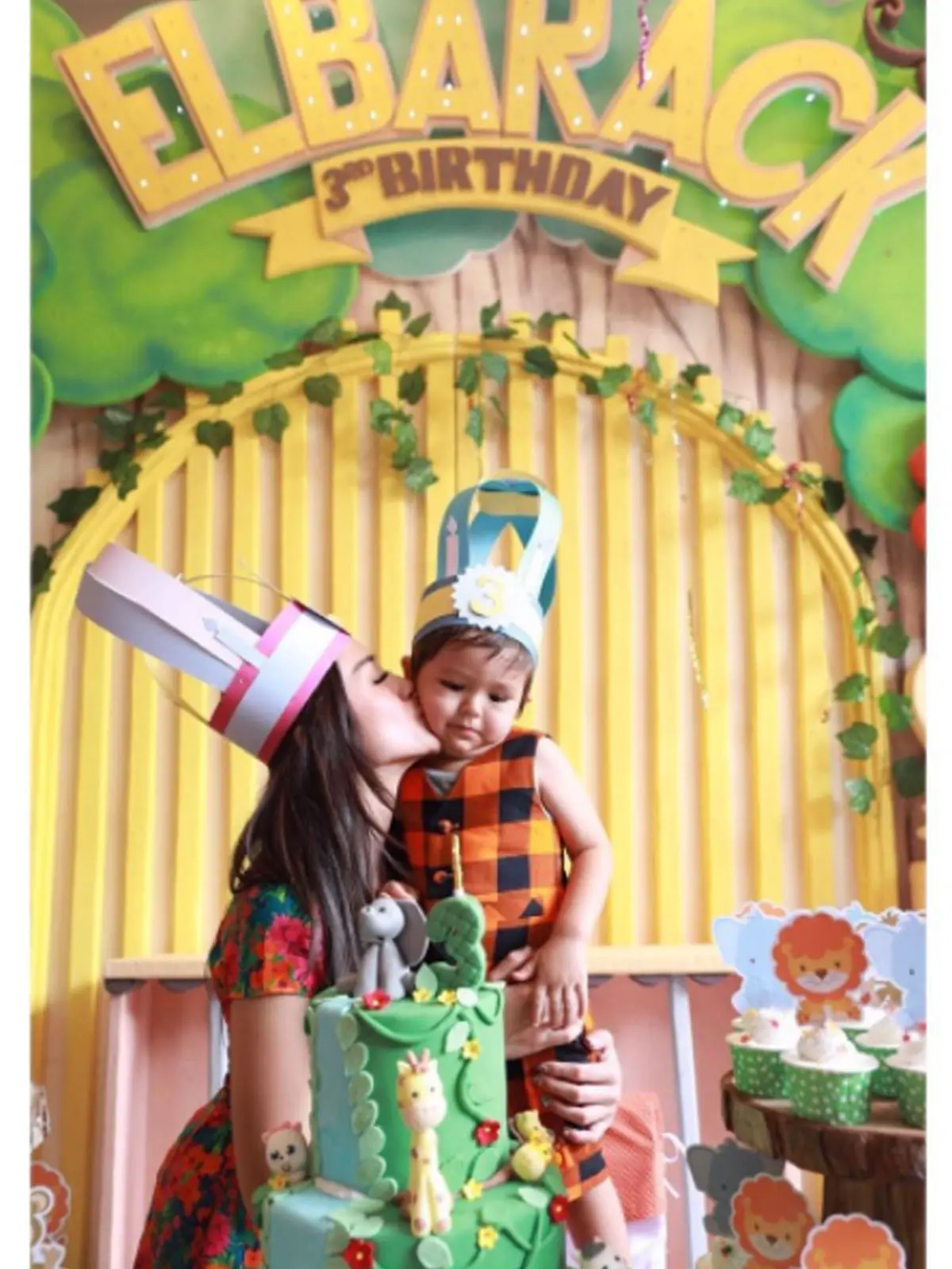 Jessica Iskandar merayakan ulang tahun ketiga putranya, El Barack Alexander. (Instagram)