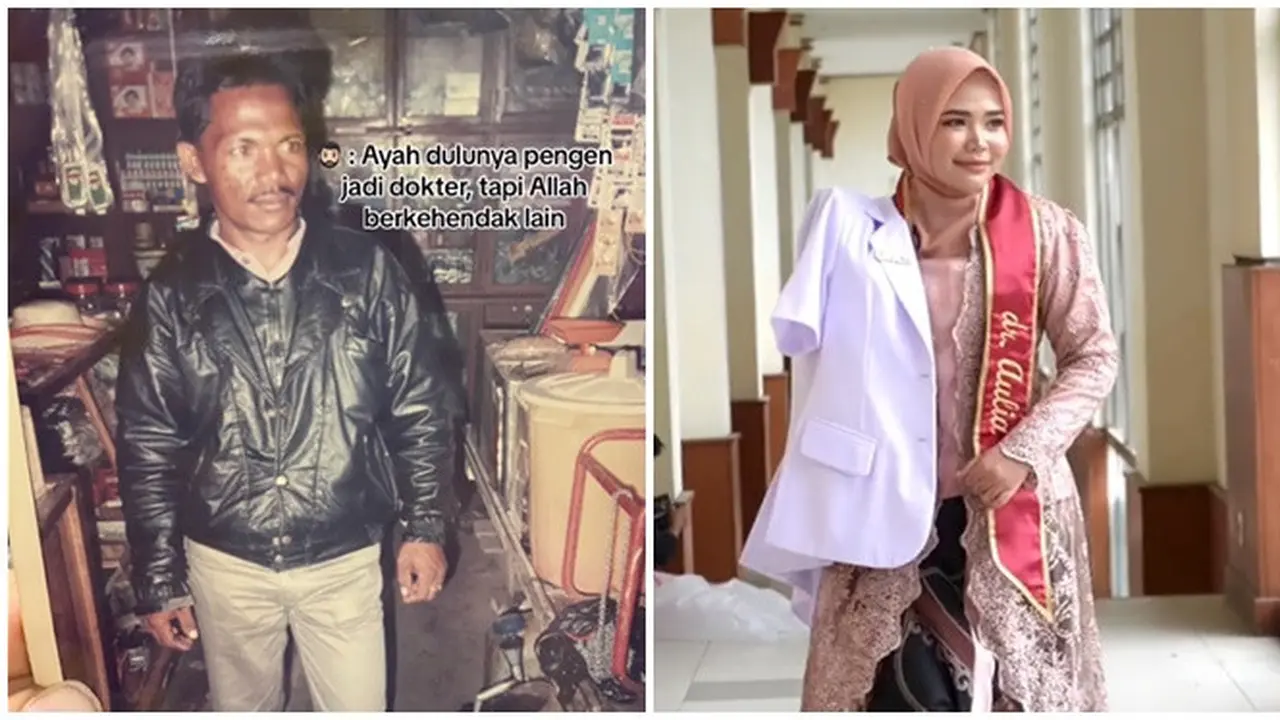 Jadi Mimpi Bersama, Wanita Ini Berhasil Wujudkan Impian Ayahnya Jadi Dokter
