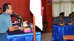 Citizen6, Tanjung Priok: Aspers Pangkolinlamil Kolonel Laut (E) Sugiarto  memimpin rapat penyelenggaraan Fun Bike Jalasena, di Gedung Laut Sulu, Mako Kolinlamil Tanjung Priok, Jakarta Utara, Rabu (20/6). (Pengirim: Dispenkolinlamil)