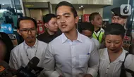 Putra bungsu Presiden Joko Widodo sekaligus Ketua Umum Partai Solidaritas Indonesia, Kaesang Pangarep usai memberikan klarifikasi di Gedung Anti Corruption Learning Centre (ACLC) Komisi Pemberantasan Korupsi (KPK) C1, Jakarta, Selasa (17/9/2024). (Liputan6.com/Angga Yuniar)