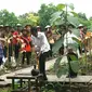 Jokowi menghadiri acara Panen Raya Jagung (Sumber foto: BNI)