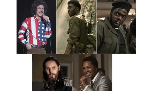 Para nomine kategori Aktor Pendukung Terbaik SAG 2021. (Netflix/Netflix/Warner Bros./Warner Bros/Amazon Studios via AP)