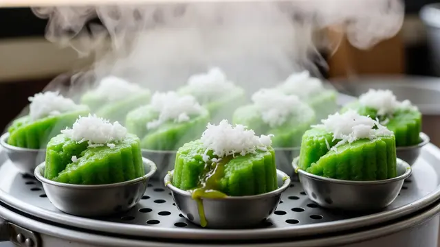 Membuat Kue Putu Tanpa Bambu