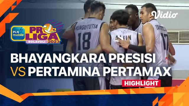 Berita Video, Highlights PLN Mobile Proliga 2023 antara Jakarta Bhayangkara Presisi Vs Jakarta Pertamina Pertamax pada Minggu (22/1/2023)