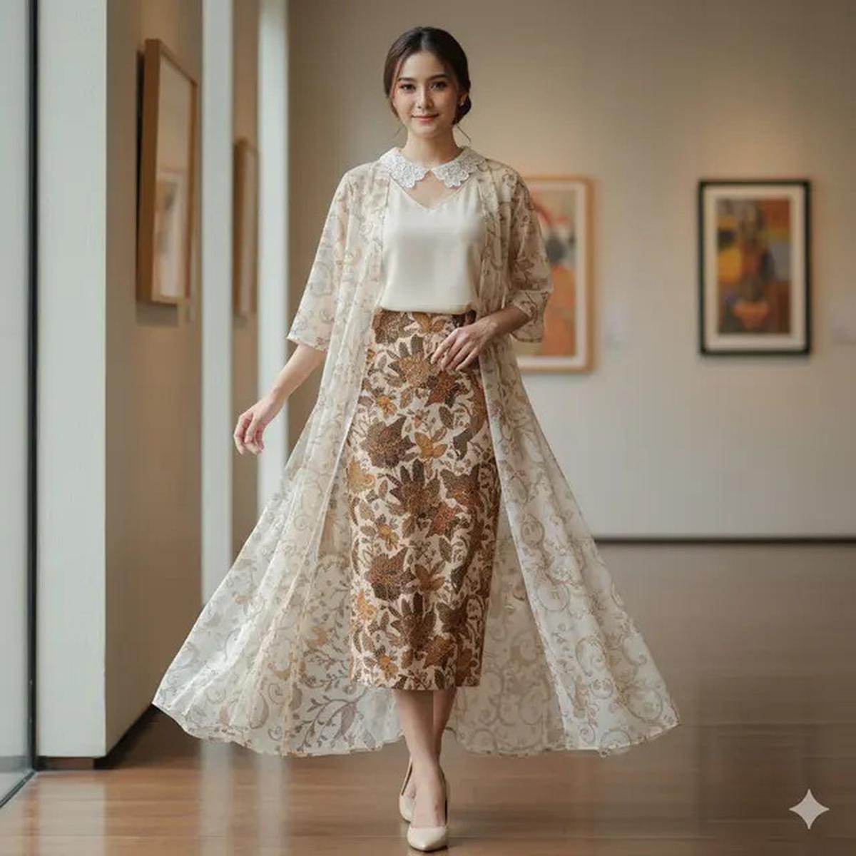 Rok Batik Midi Cocok dengan Baju Apa? Ini 9 Pilihan yang Bikin Penampilan Makin Stylish