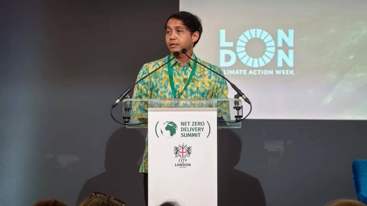 Di London Climate Action Week, Menhut Raja Juli Tegaskan Indonesia Siap Masuki Era Baru Pasar Karbon