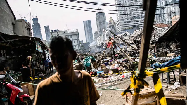 Usai Terbakar, Pasar Kambing Tanah Abang Akan Ditata Ulang