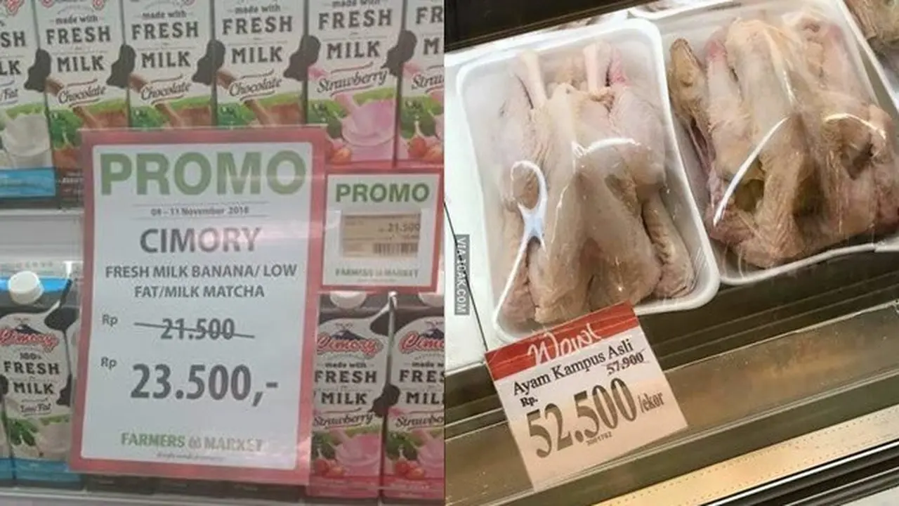 6 Tulisan di Supermarket Ini Nyelenehnya Bikin Kamu Mikir Keras