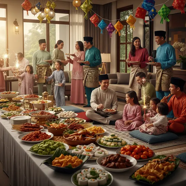 Open House Lebaran (Gemini AI)