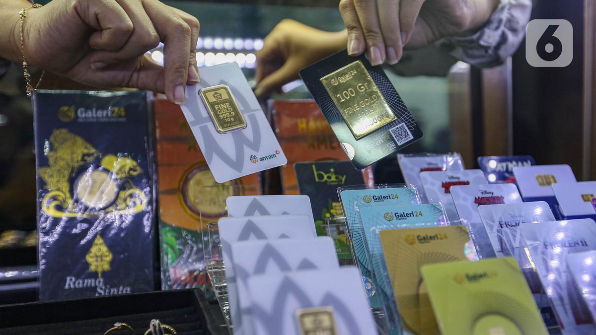 Harga Emas Pegadaian Hari Ini 5 Juni 2025: Antam, UBS, dan Galeri24 Merosot
