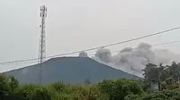 Erupsi Gunung Marapi di Bukit Tinggi Sumbar. (Dok: TikTok @nadeladeliawaslake)