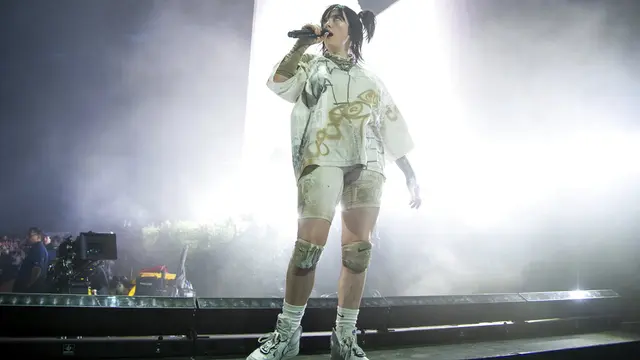 Billie Eilish di Coachella 2022. (Amy Harris/Invision/AP)