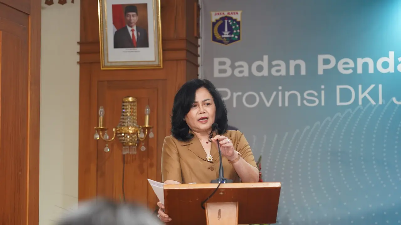 Kepala Badan Pendapatan Daerah (Bapenda) Provinsi DKI Jakarta Lusiana Herawati menjelaskan mengenai insentif pembayaran PBB.