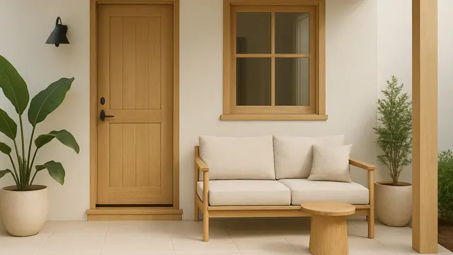 Model Teras Rumah Sederhana Bernuansa Putih