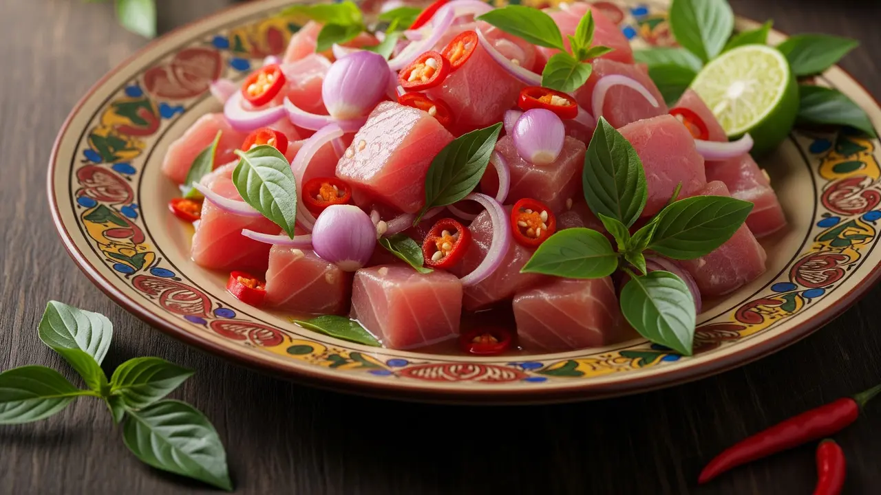 Resep Gohu Ikan Cakalang Ternate