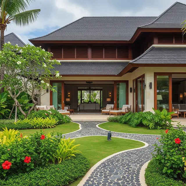 Desain Rumah Sederhana Tapi Mewah Tanpa Pagar