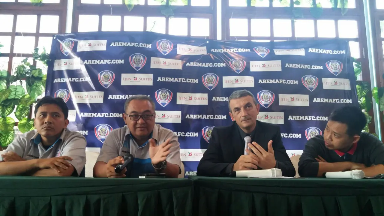 Arema Cronus tunjuk Milomir Seslija (Liputan6.com)