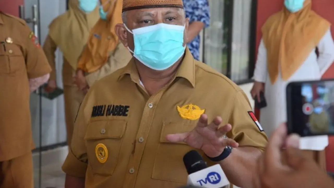 Gubernur Gorontalo Rusli Habibie. Foto:Hms (Arfandi Ibrahim/Liputan6.com)