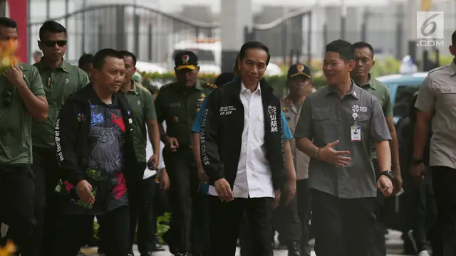 Jokowi Tinjau Latihan Atlet Asian Para Games 2018