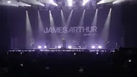 Konser perdana James Arthur yang dihelat di The Kasablanka Hall, Jakarta Selatan pada 01/12/2023 (Vera Utami)