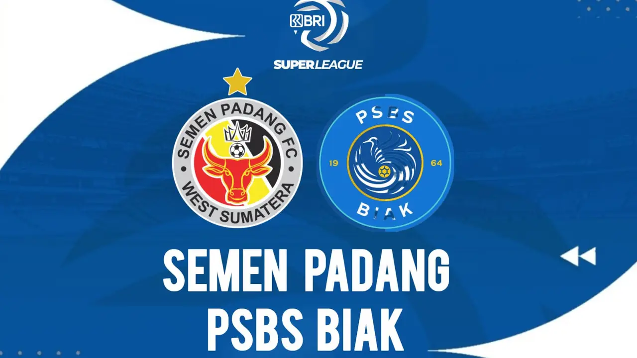 Semen Padang Vs PSBS Biak di BRI Super League 2025/2026