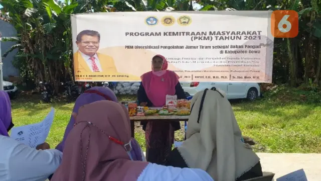 Pelatihan pengolahan jamur tiram di Gowa (Liputan6.com/Fauzan)
