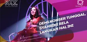 Jelang konser, Syahrini melakukan berbagai persiapan termasuk berjuang keras demi melakukan hal berikut ini.