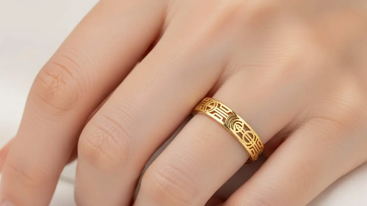 Cincin Emas 3 Gram Model Korea