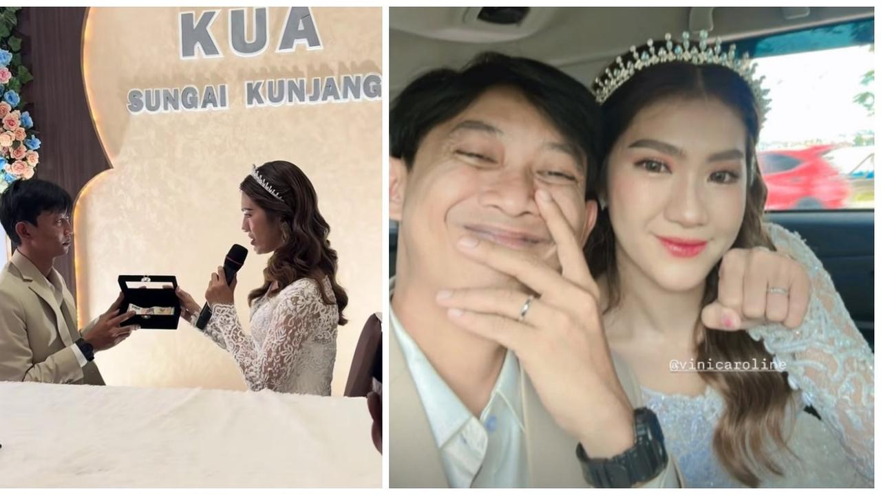 Yono Bakrie dan Vini Caroline Resmi Menikah, Gelar Akad Sederhana di KUA