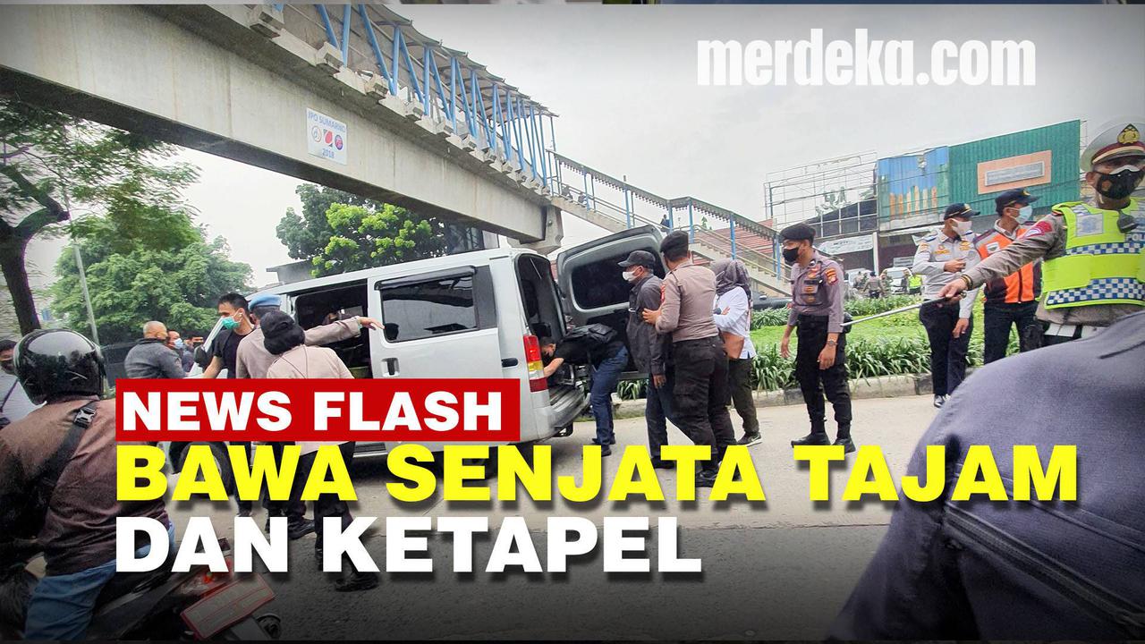 VIDEO: Polisi Amankan 277 Simpatisan Rizieq Shihab, Empat Orang Reaktif Covid-19