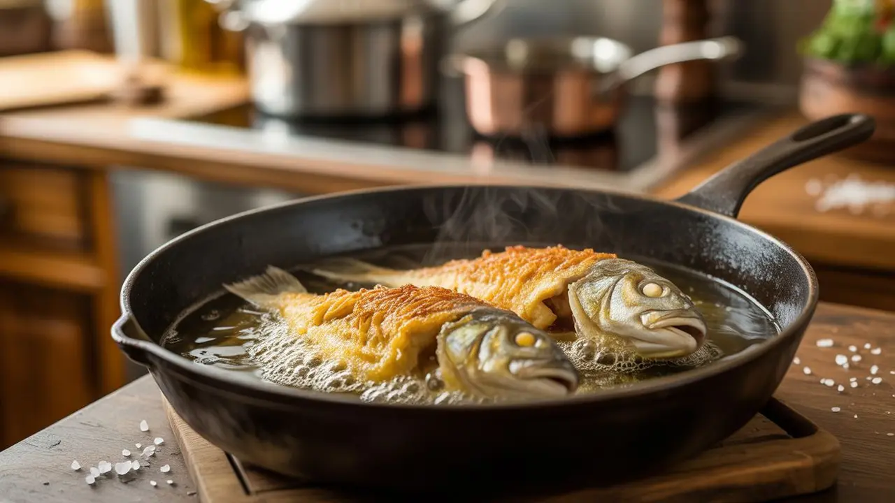 berapa menit goreng ikan