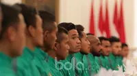 Reaksi Lucu Pemain Timnas saat Jokowi Umumkan Bonus 200 Juta