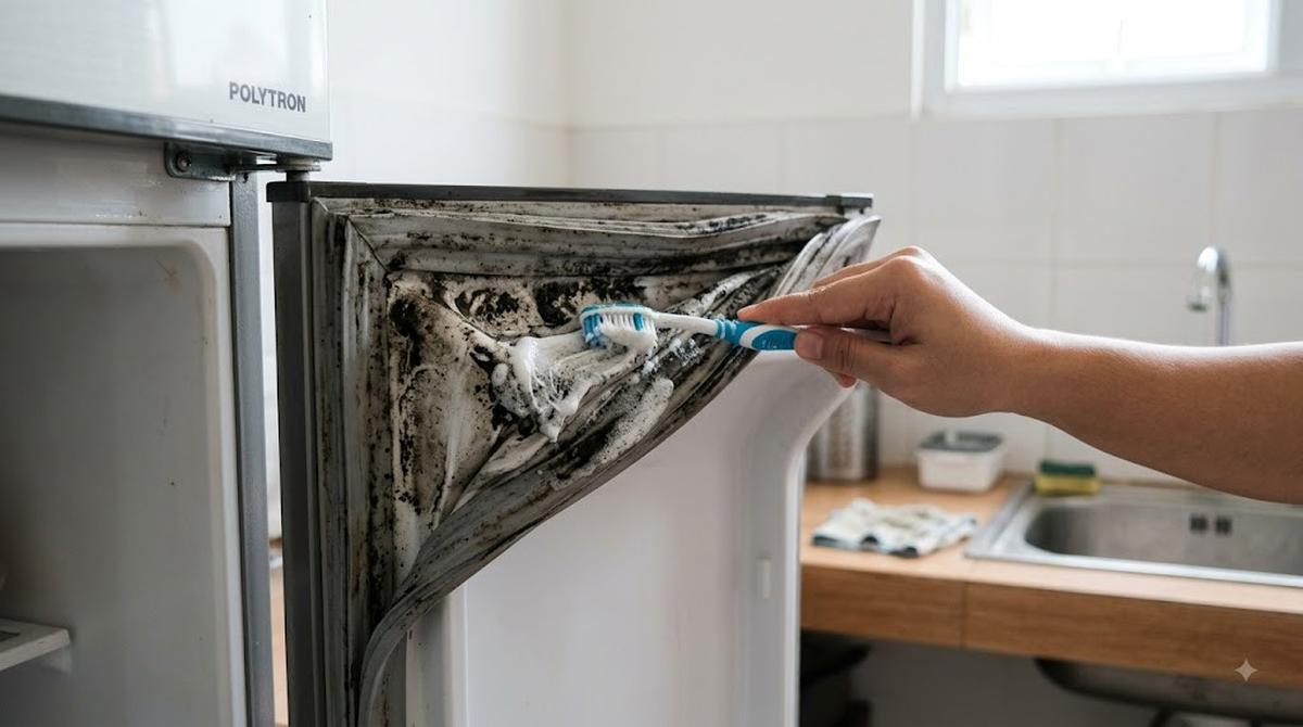 Cara Membersihkan Karet Pintu Kulkas yang Menghitam