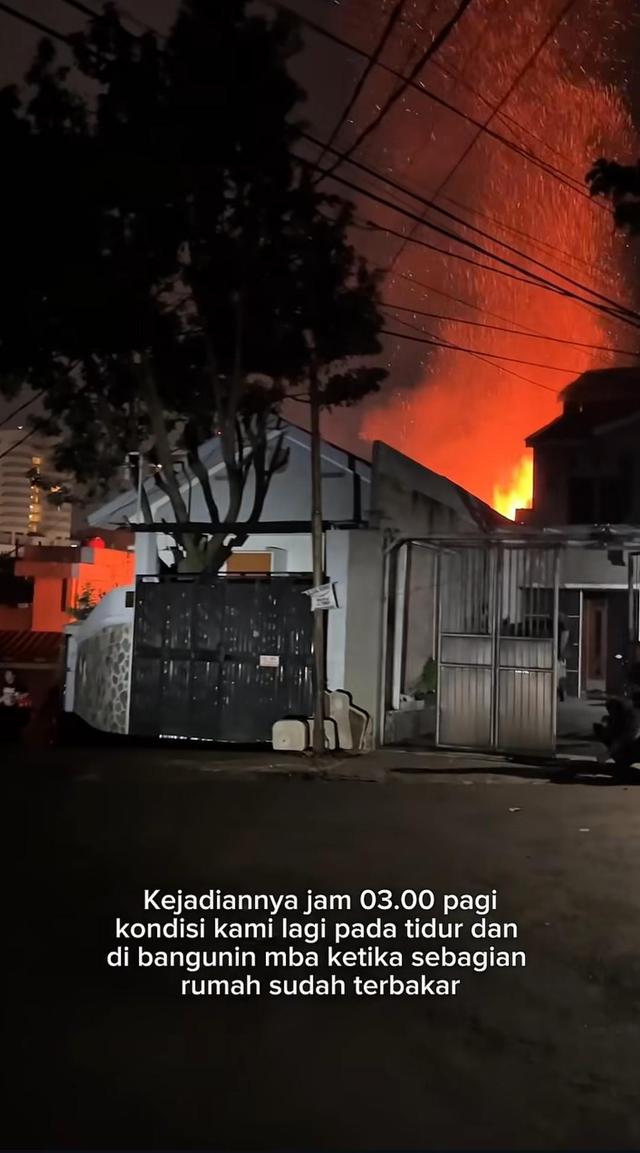 Kronologi Kebakaran Rumah Anisa Rahma