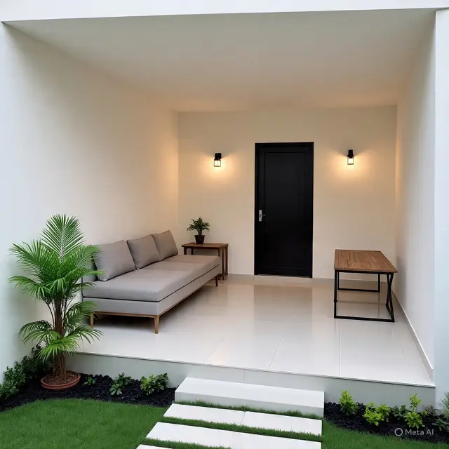 Teras Depan Rumah 2025. (Liputan6.com/MetaAI)