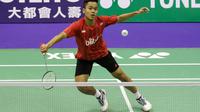 Tunggal putra Indonesia Anthony Sinisuka Ginting sudah harus tersingkir di babak pertama Hong Kong Open Super Series 2016, Rabu (23/11/2016). (Humas PP PBSI)