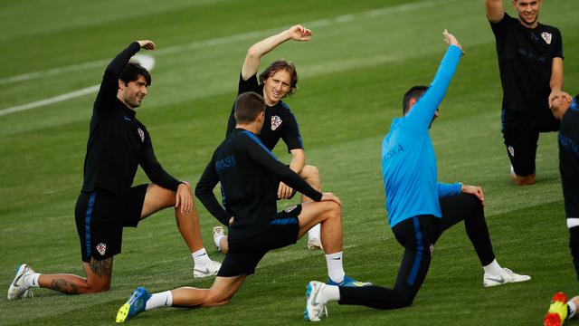 Melihat Persiapan Pemain Kroasia Jelang Duel dengan Inggris