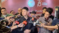 Raja Sapta Oktohari, presiden NOC Indonesia, saat perayaan 73 tahun NOC Indonesia