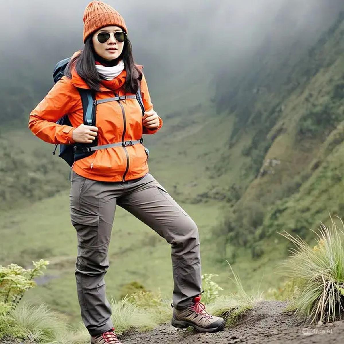10 Inspirasi Hiking Outfit Wanita, Tampil Stylish &amp; Nyaman di Alam Bebas