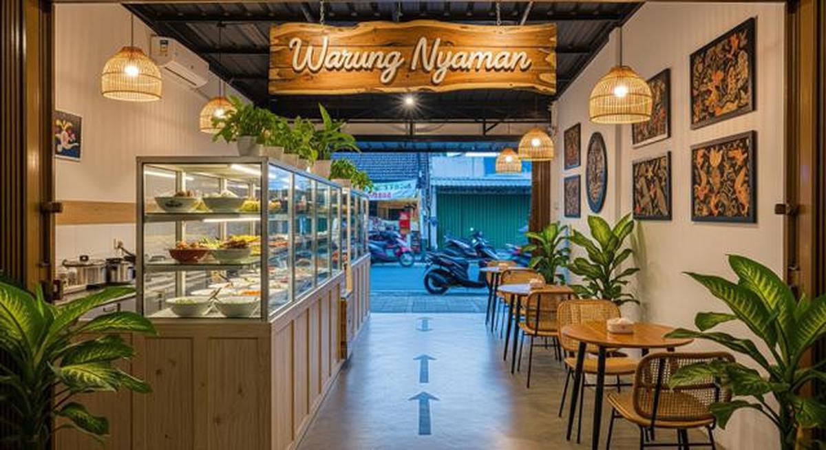 10 Rahasia Warung Makan Kecil Tetap Terlihat Luas, Intip Tata Letaknya untuk Usaha di 2025