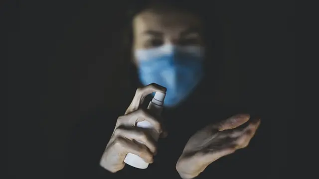 Ilustrasi hand sanitizer