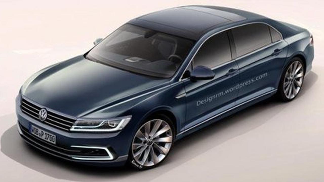 Maut, VW Phaeton generasi baru bakal tantang Mercedes S550 hybrid!